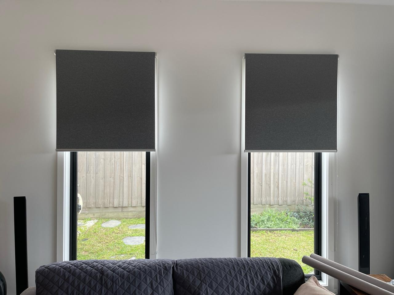 Blockout roller blind in Melbourne home — We Inspire Blinds