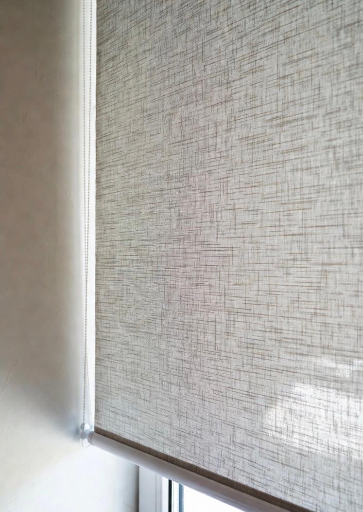 Roller blind fabric texture close-up Melbourne — We Inspire Blinds