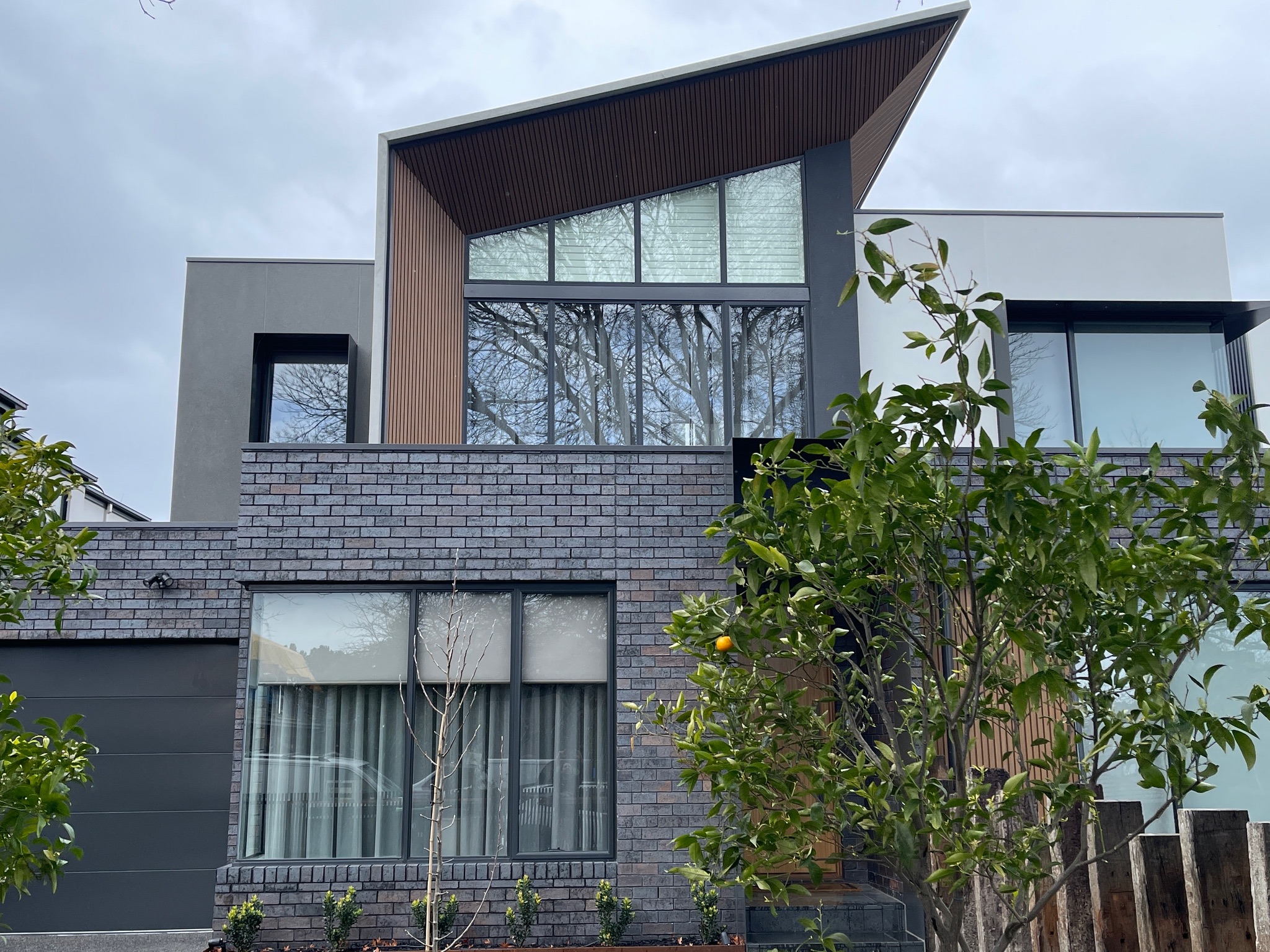 Living room shutters